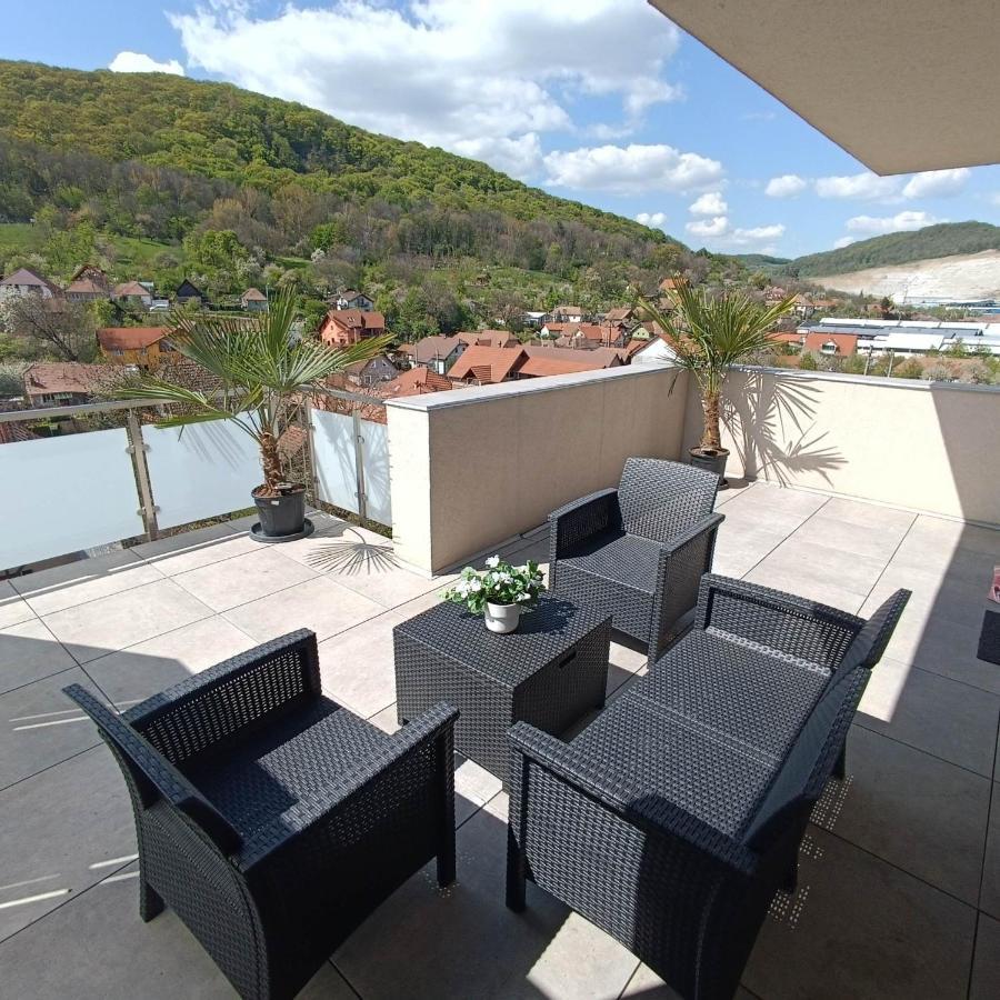 Neue, Moderne Penthousewohnung Sighisoara Ngoại thất bức ảnh